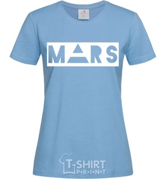 Женская футболка Mars Голубой фото