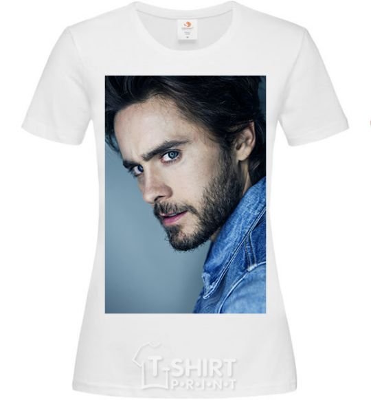 Women's T-shirt Jared Leto photo White фото
