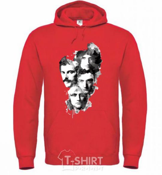 Men`s hoodie Queen forever bright-red фото