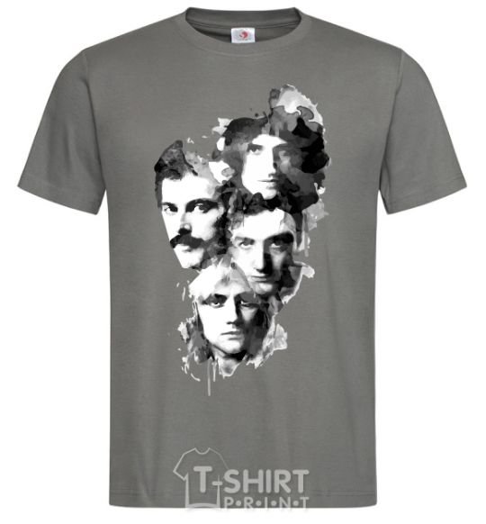 Men's T-Shirt Queen forever dark-grey фото