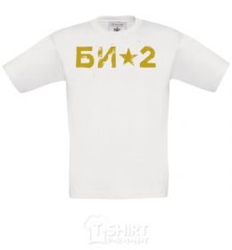 Kids T-shirt BI2 logo White фото