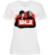 Женская футболка Группа Би-2 Белый фото
