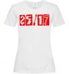 Women's T-shirt 25-17 logo White фото