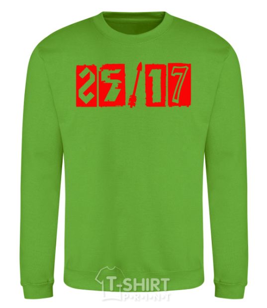 Sweatshirt 25-17 logo orchid-green фото
