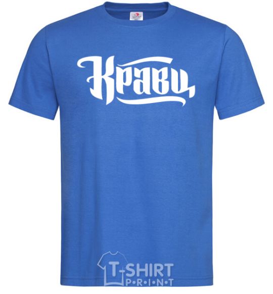 Men's T-Shirt Kravts logo royal-blue фото