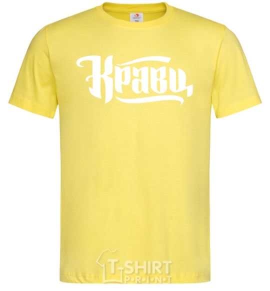 Men's T-Shirt Kravts logo cornsilk фото