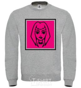 Sweatshirt Naughty Molly logo sport-grey фото