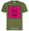 Men's T-Shirt Naughty Molly logo millennial-khaki фото