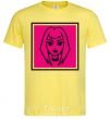 Men's T-Shirt Naughty Molly logo cornsilk фото