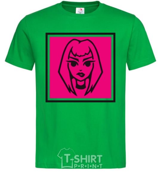 Men's T-Shirt Naughty Molly logo kelly-green фото