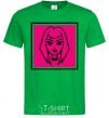 Men's T-Shirt Naughty Molly logo kelly-green фото