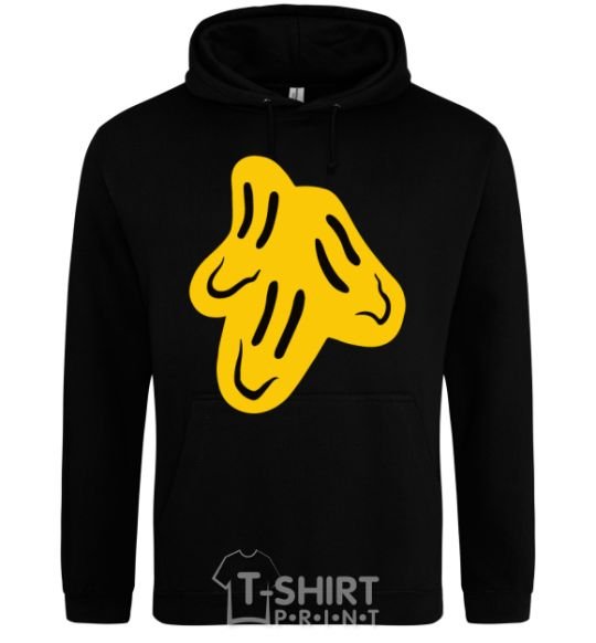 Men`s hoodie Smiley face Naughty Molly black фото