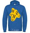 Men`s hoodie Smiley face Naughty Molly royal фото