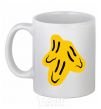 Ceramic mug Smiley face Naughty Molly White фото