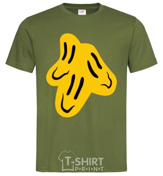 Men's T-Shirt Smiley face Naughty Molly millennial-khaki фото