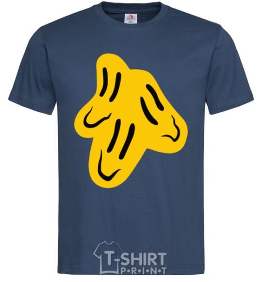 Men's T-Shirt Smiley face Naughty Molly navy-blue фото