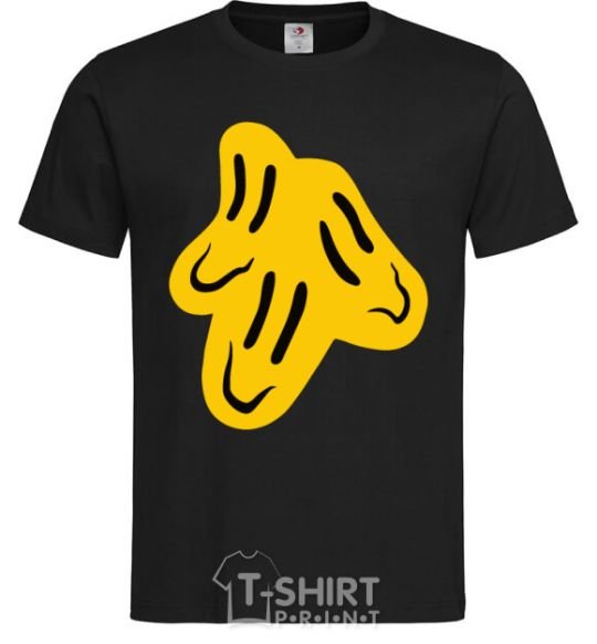 Men's T-Shirt Smiley face Naughty Molly black фото