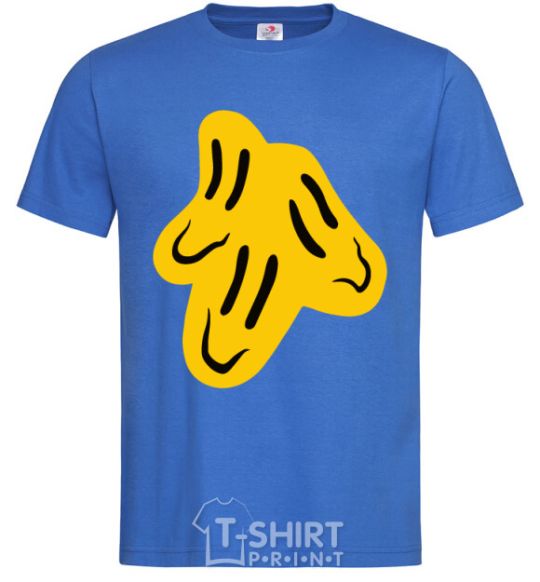 Men's T-Shirt Smiley face Naughty Molly royal-blue фото