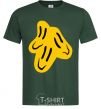 Men's T-Shirt Smiley face Naughty Molly bottle-green фото