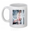 Ceramic mug Kravz photo White фото