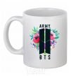 Ceramic mug Army BTS White фото