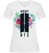 Women's T-shirt Army BTS White фото