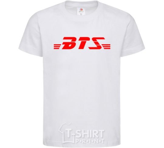 Kids T-shirt BTS logo White фото