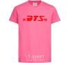 Kids T-shirt BTS logo heliconia фото