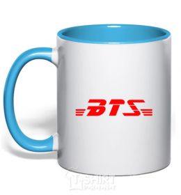 Mug with a colored handle