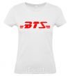 Women's T-shirt BTS logo White фото