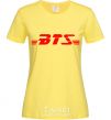 Women's T-shirt BTS logo cornsilk фото