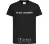 Kids T-shirt Lol but ur not BTS black фото