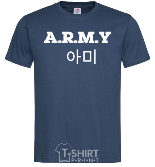 Men's T-Shirt ARMY navy-blue фото