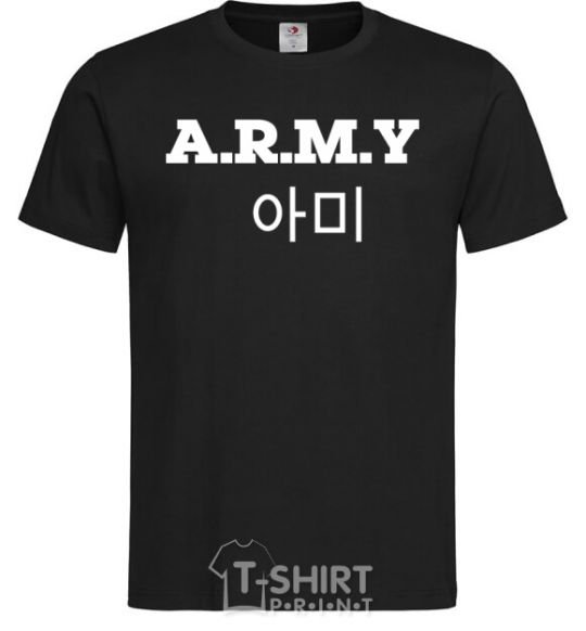 Men's T-Shirt ARMY black фото