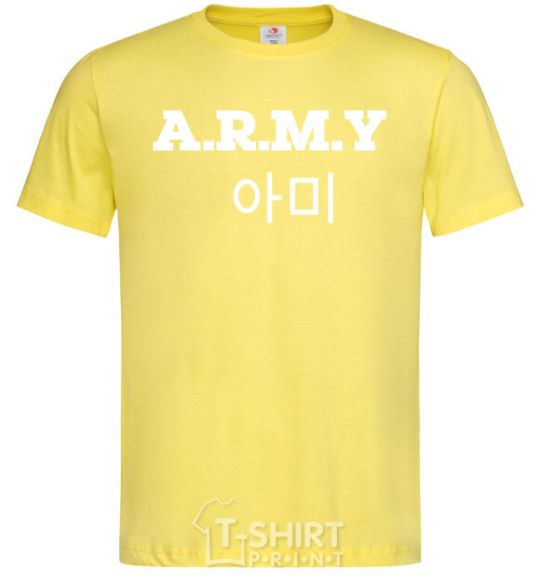 Men's T-Shirt ARMY cornsilk фото