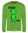 Sweatshirt Beloved son green orchid-green фото