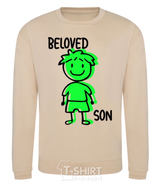 Sweatshirt Beloved son green sand фото