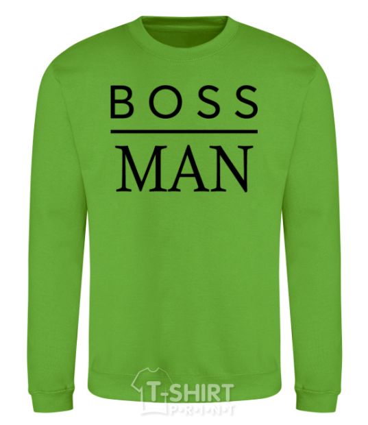 Sweatshirt Boss man orchid-green фото