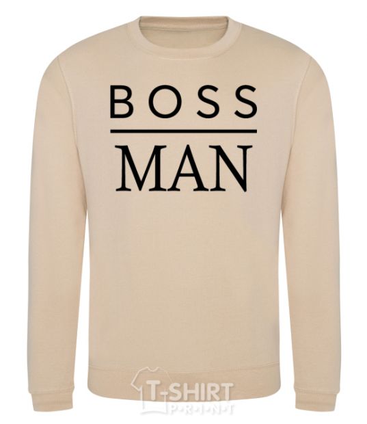 Sweatshirt Boss man sand фото