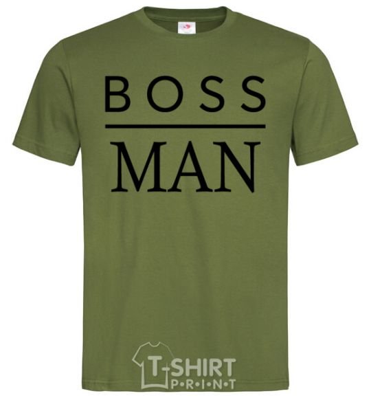 Men's T-Shirt Boss man millennial-khaki фото