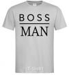 Men's T-Shirt Boss man grey фото