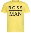 Men's T-Shirt Boss man cornsilk фото