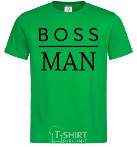 Men's T-Shirt Boss man kelly-green фото