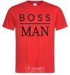 Men's T-Shirt Boss man red фото