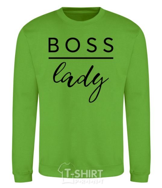 Sweatshirt Boss lady orchid-green фото