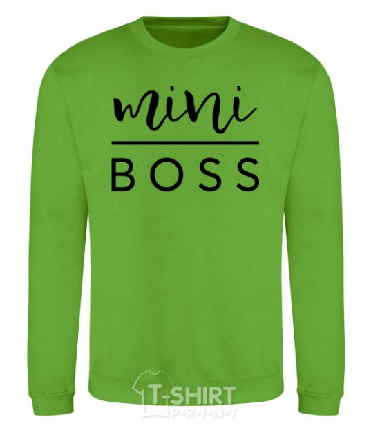 Sweatshirt Mini boss orchid-green фото