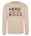 Sweatshirt Mini boss sand фото