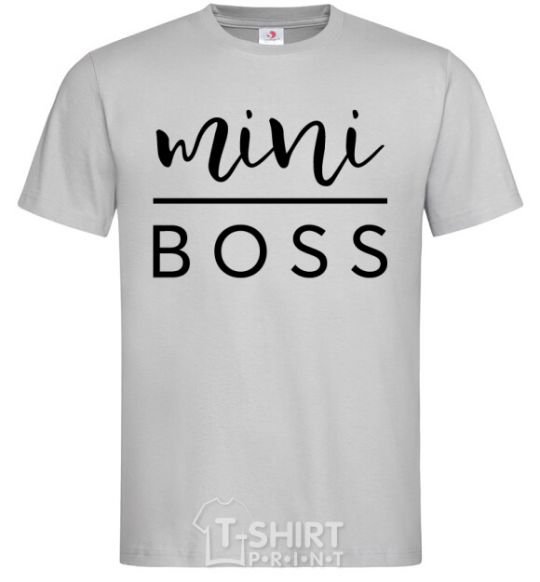 Men's T-Shirt Mini boss grey фото