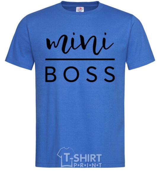 Men's T-Shirt Mini boss royal-blue фото