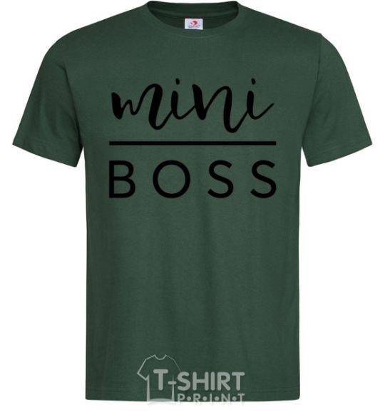 Men's T-Shirt Mini boss bottle-green фото